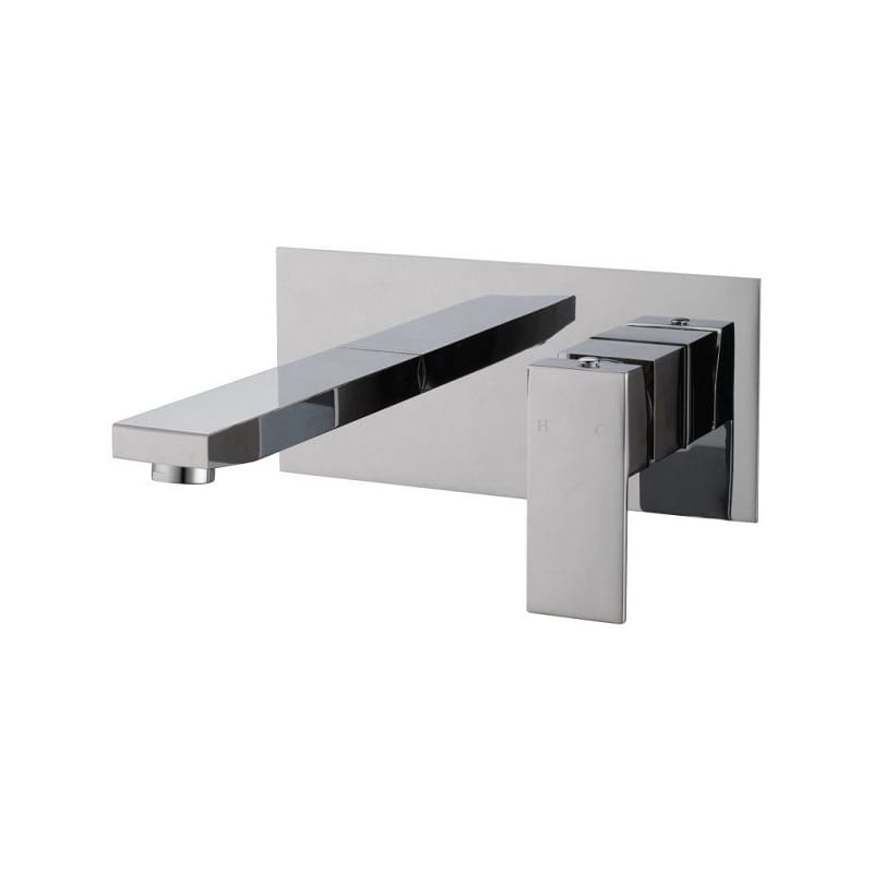 TSI Mixer Taps BLAZE Series Chrome Bathtub/Basin Wall Mixer With Spout CH0113.BM