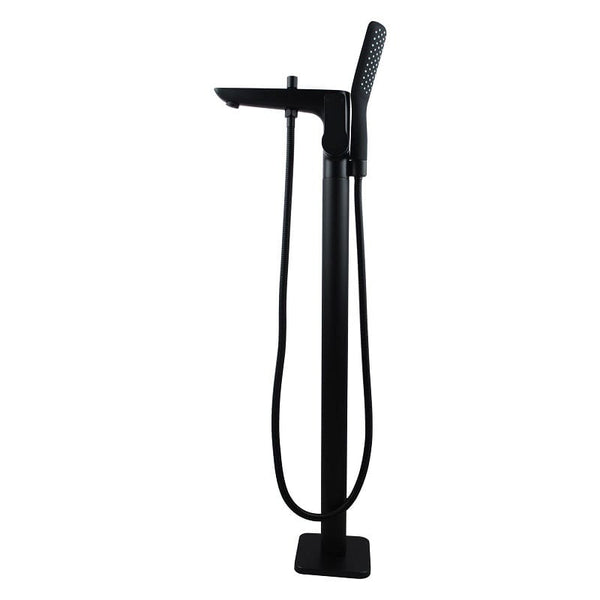 TSI Mixer Taps Black FreeStanding Mixer With Diverter & Handheld Shower OX0124.BS