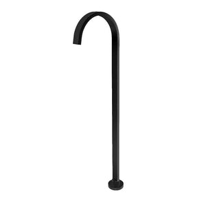 TSI Mixer Taps Black Square Floor Standing Mixer (Brass) OX0001.BS