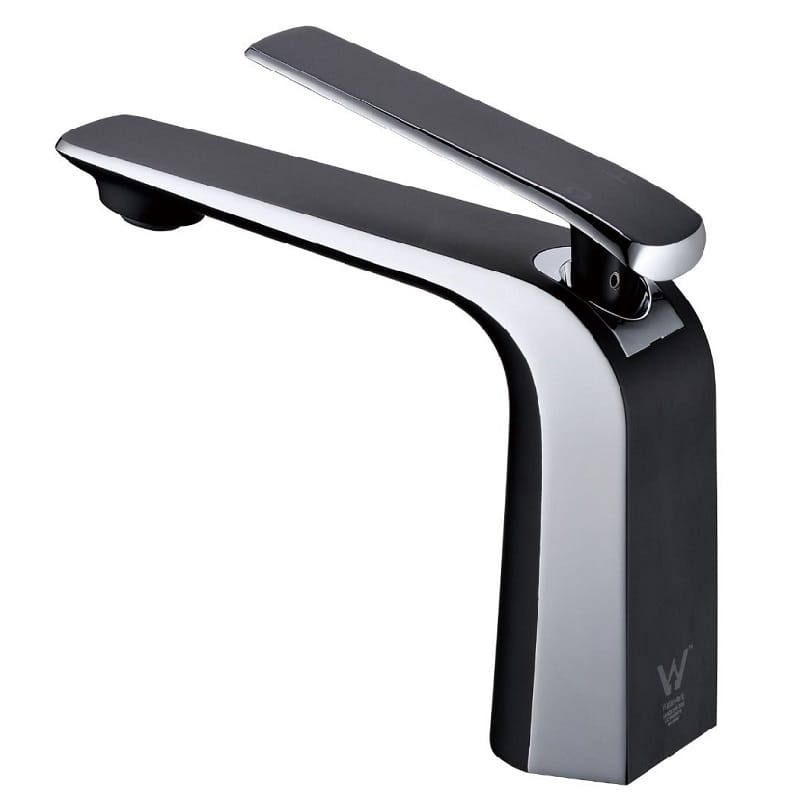 TSI Mixer Taps BT33.03 Esperia Matte Black & Chrome Basin Mixer