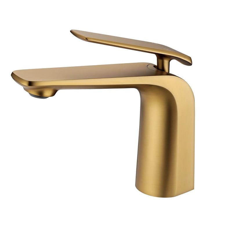 TSI Mixer Taps BT33.04 Esperia Brushed Yellow Gold Basin Mixer