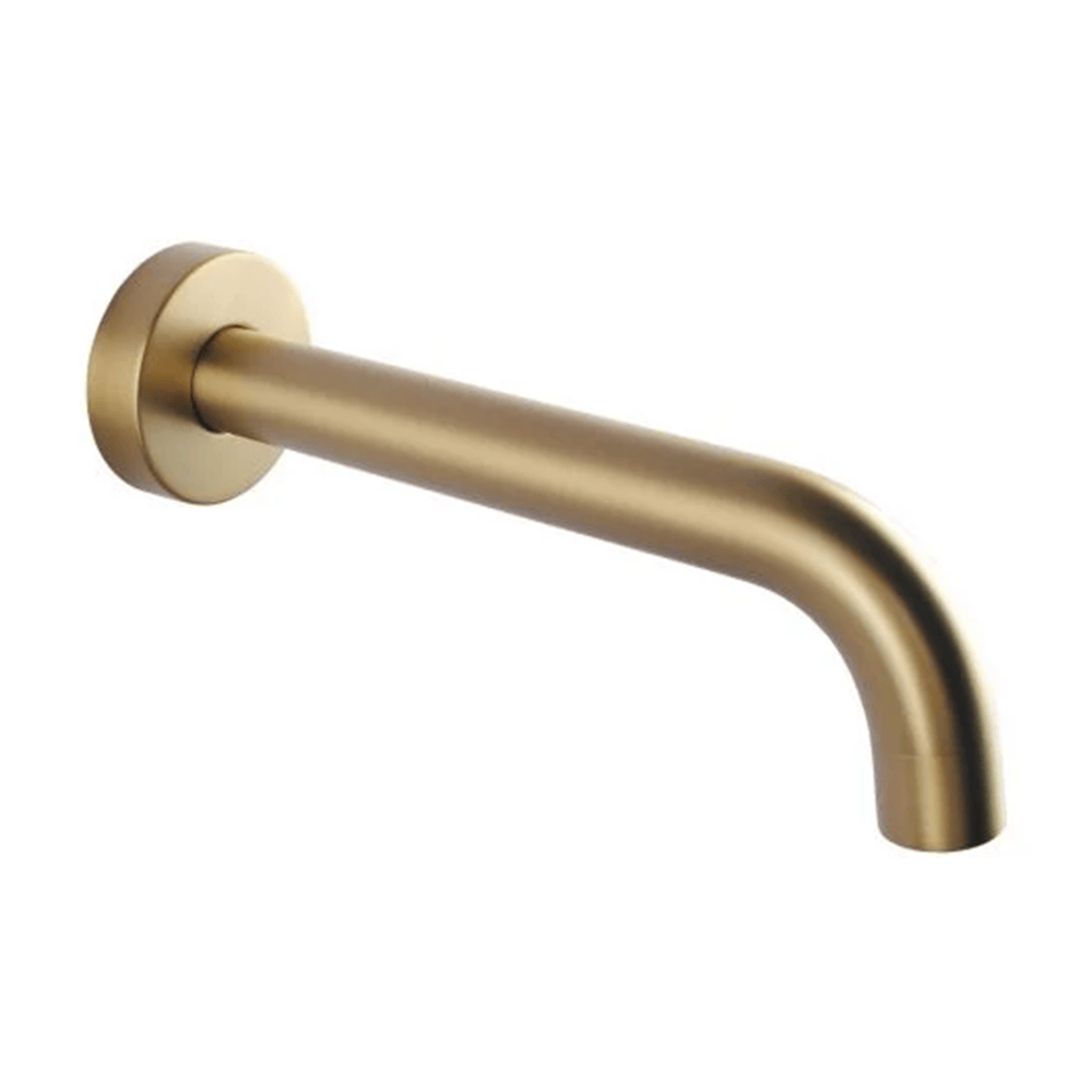 TSI Mixer Taps BUYG0012.BS LUCID PIN SERIES ROUND BRUSHED YELLOW GOLD BATHTUB/BASIN WALL SPOUT