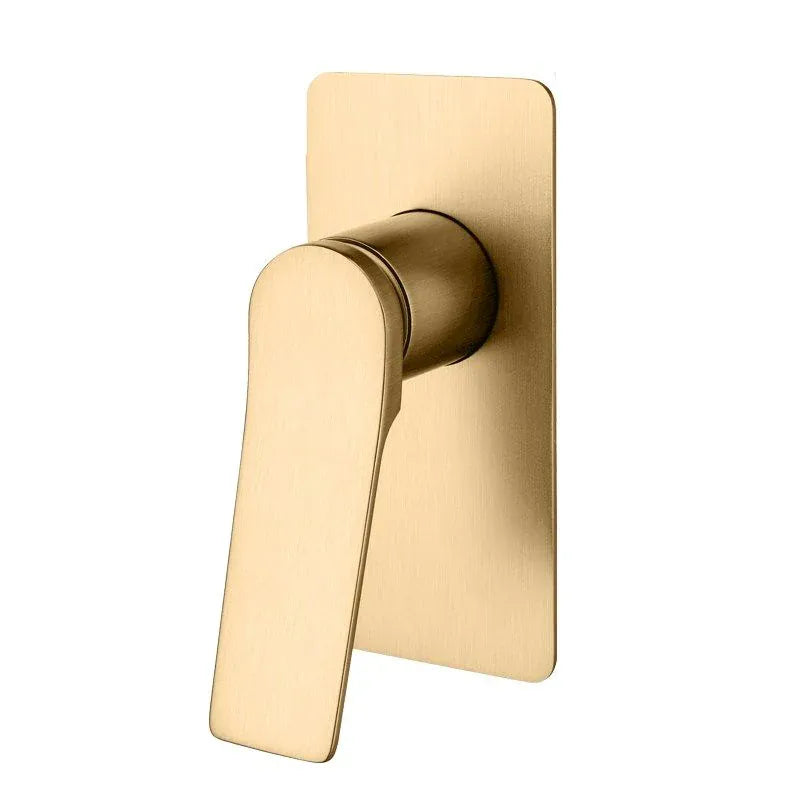 TSI Mixer Taps BUYG0156-2.ST RUSHY SERIES SQUARE BRUSHED YELLOW GOLD BUILT-IN SHOWER MIXER