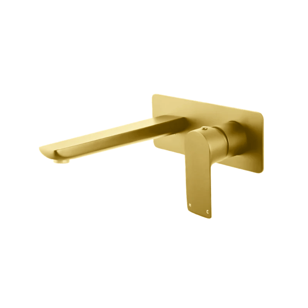 TSI Mixer Taps BUYG0158-2.BM VOG BRUSHED YELLOW GOLD BATHTUB/BASIN WALL MIXER WITH SPOUT