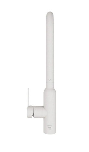 TSI Mixer Taps C-3RKMGW Navona Carysil Round Granite White Pull Out Kitchen Mixer