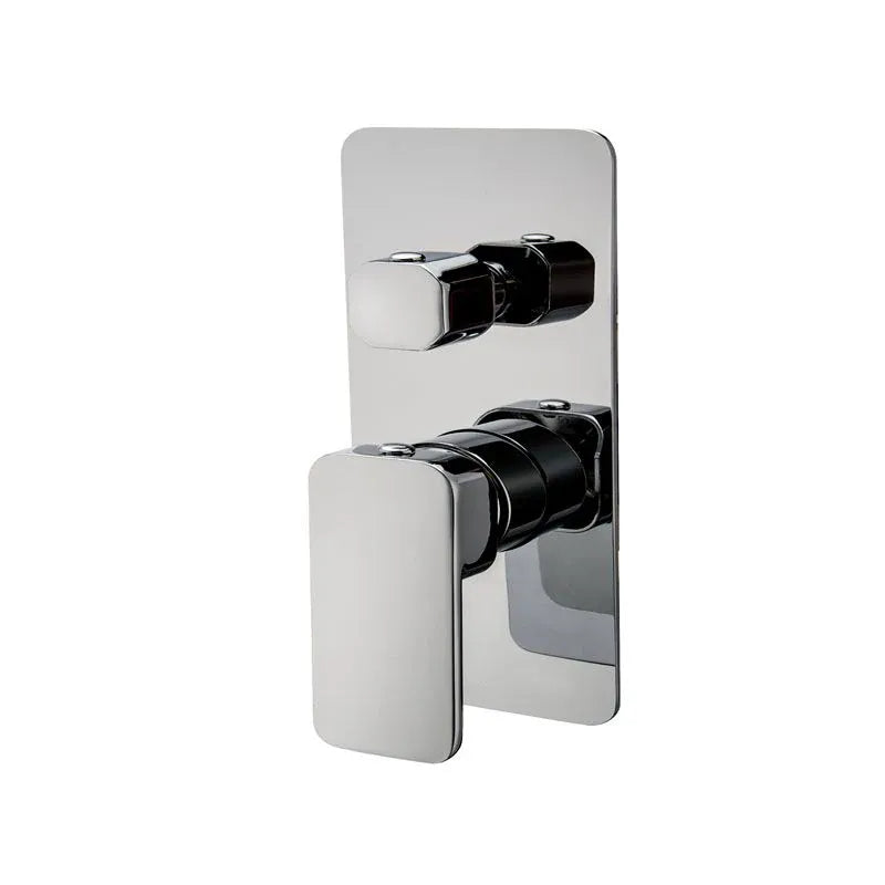 TSI Mixer Taps CH0225-2.ST IVANO SERIES SOLID BRASS CHROME BATH/SHOWER WALL MIXER WITH DIVERTER WALL MOUNTED