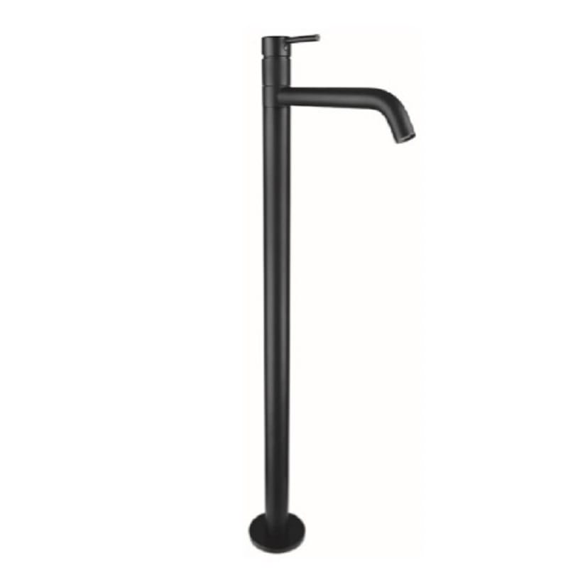 TSI Mixer Taps WT 730K CURO Pin Handle Freestanding Bath Mixer Matte Black Finish