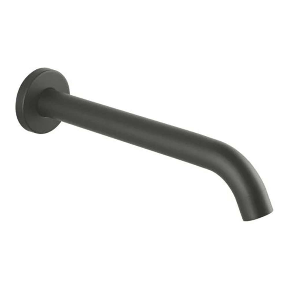 TSI Mixer Taps GM0012.BS LUCID PIN SERIES ROUND GUN METAL GREY BATHTUB/BASIN WALL SPOUT