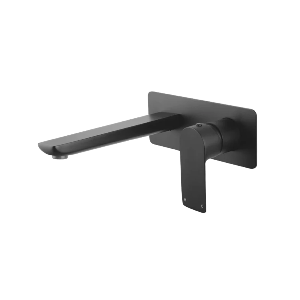 TSI Mixer Taps GM0158-2.BM VOG GUN METAL GREY BATHTUB/BASIN WALL MIXER WITH SPOUT
