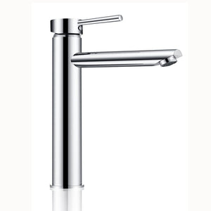 TSI Mixer Taps LUCID PIN Series Round Chrome Tall Basin Mixer CH0120.BM