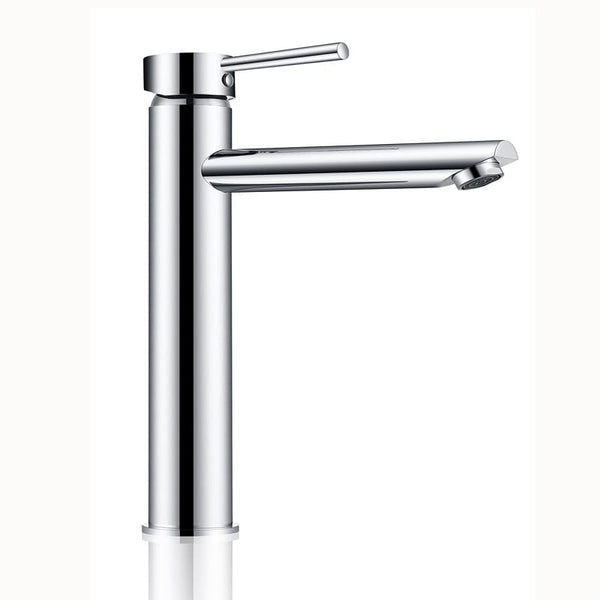 TSI Mixer Taps LUCID PIN Series Round Chrome Tall Basin Mixer CH0120.BM