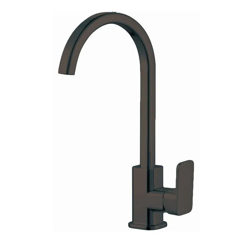 TSI Mixer Taps OX0228.KM IVANO SERIES BLACK KITCHEN MIXER