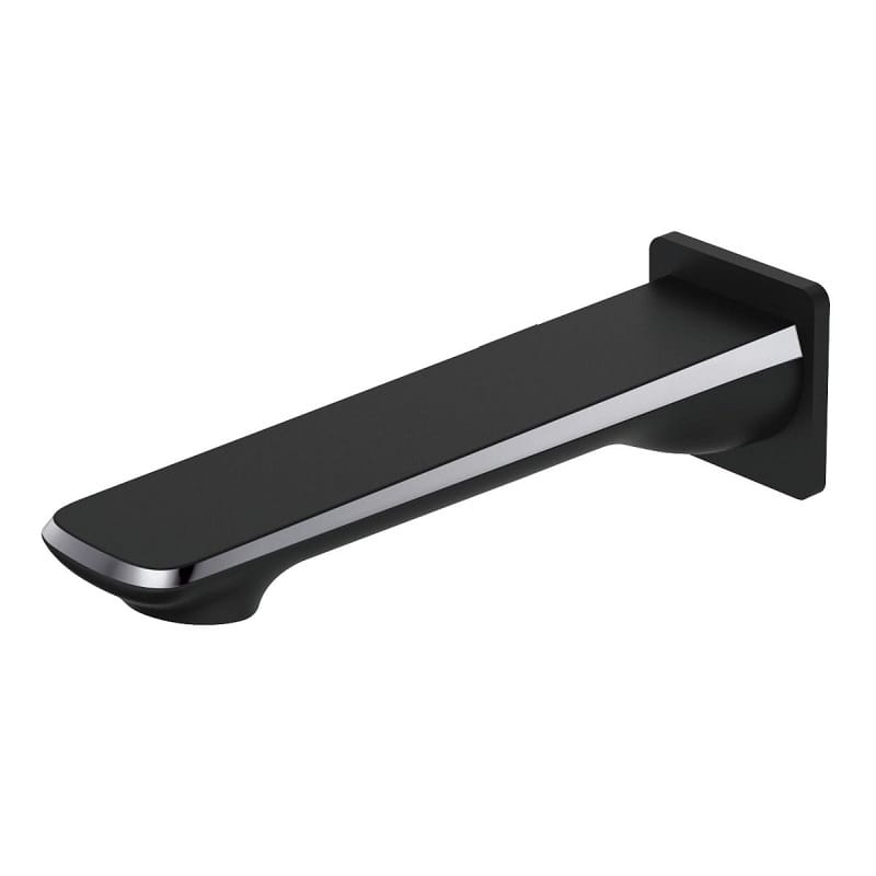 TSI Mixer Taps SP10.03 Esperia Matte Black & Chrome Bath Spout