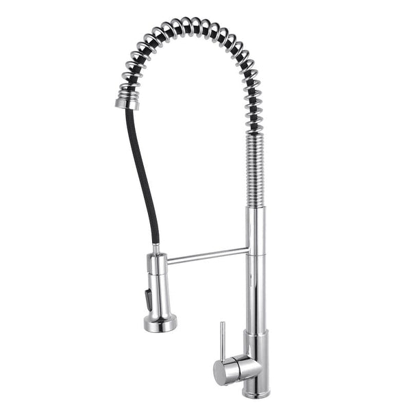 TSI Mixer Taps Tall Spring Chrome Pull Out Kitchen Sink Mixer Tap CH1017.KM