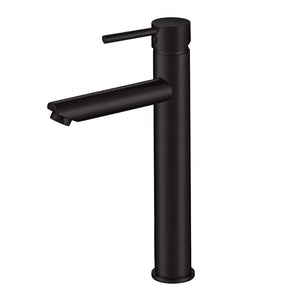 TSI Mixer Taps TBT20.02 Pentro Matte Black Round Tall Basin Mixer