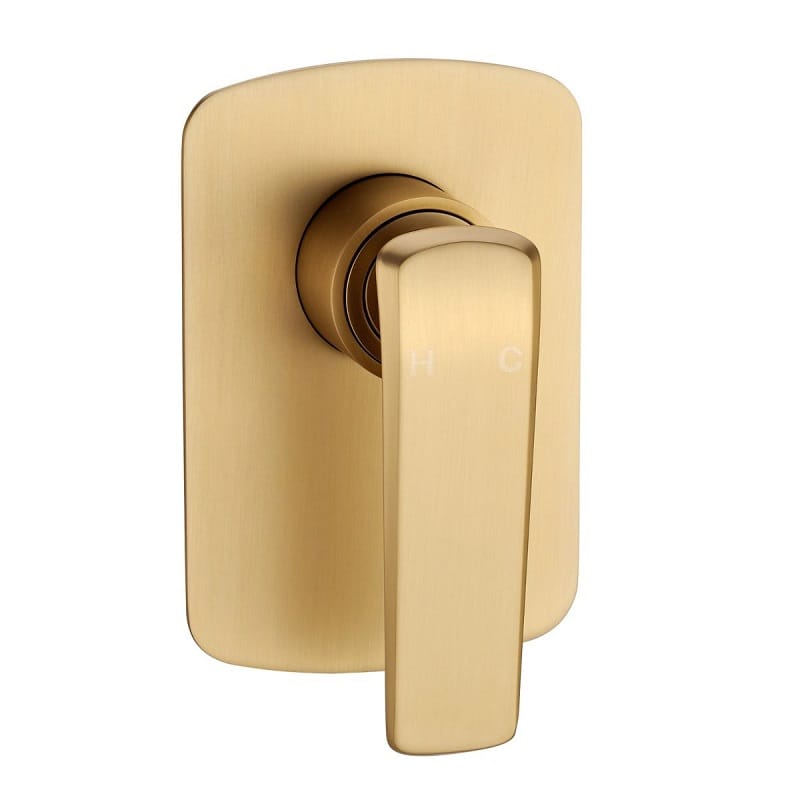 TSI Mixer Taps WM46.04 Esperia Brushed Yellow Gold Wall Mixer