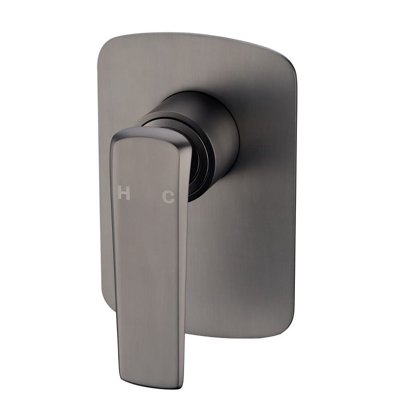 TSI Mixer Taps WM46.06 Esperia Gun Metal Grey Wall Mixer