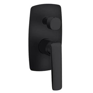 TSI Mixer Taps WMD204.02 Bellino Matte Black Wall Mixer Diverter