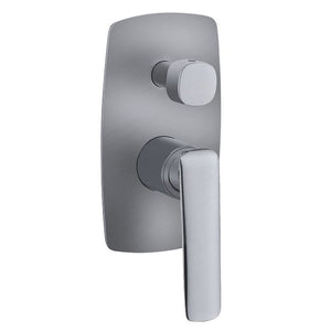 TSI Mixer Taps WMD204.05 Bellino Brushed Nickle Wall Mixer Diverter