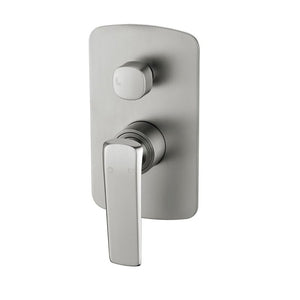 TSI Mixer Taps WMD45.05 Esperia Brushed Nickel Wall Mixer with Diverter