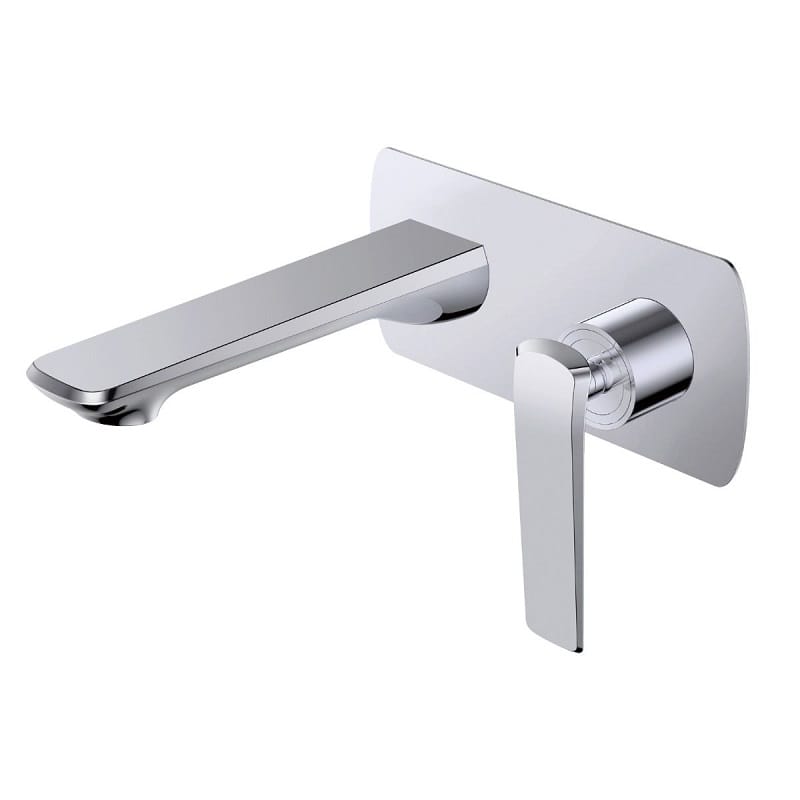 TSI Mixer Taps WMT14.01 Esperia Chrome Wall Mixer With Spout