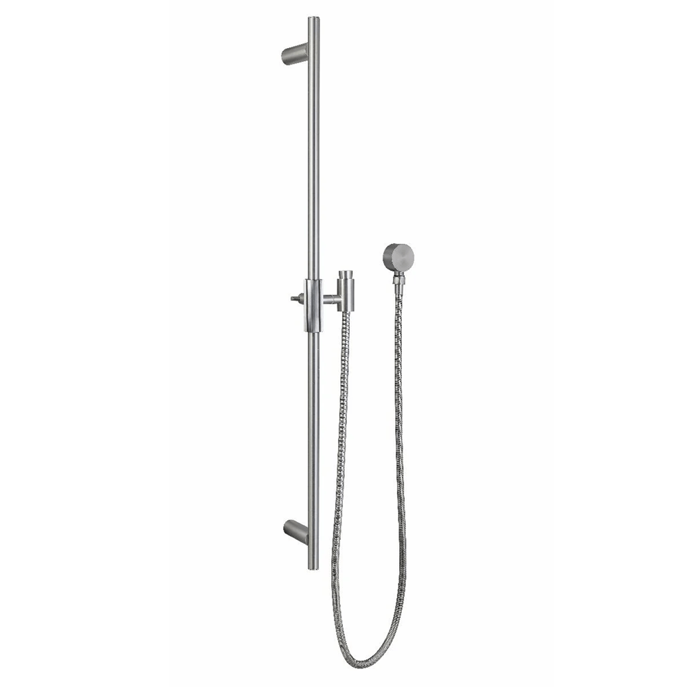 TSI Showers BU2151.SH.N CADDENCE SERIES BRUSHED NICKEL SHOWER RAIL WITHOUT HANDHELD SHOWER