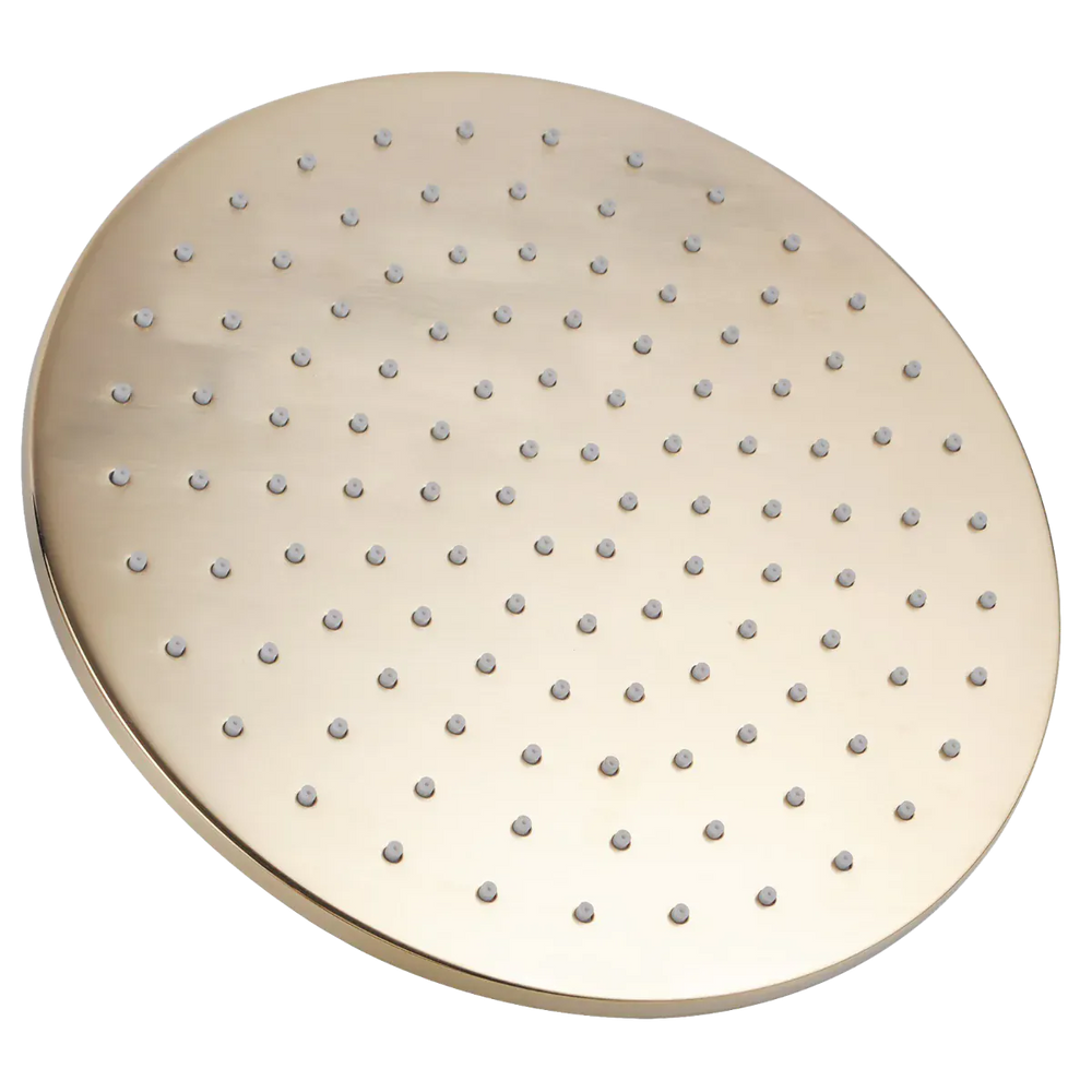 TSI Showers BUYG0010.SH ROUND BRUSHED BRASS SHOWER HEAD 250MM(BRASS)