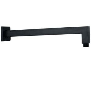 TSI Showers SH SQARM/BK ACQUA BLACK L Shaped Shower Arm Matt Black finish