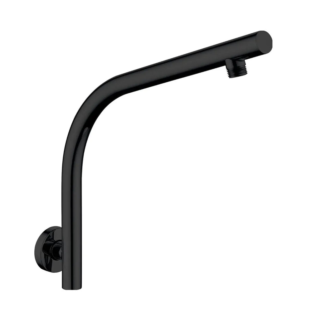 TSI Showers SE27.02 PENTRO MATTE BLACK WALL MOUNTED SHOWER ARM