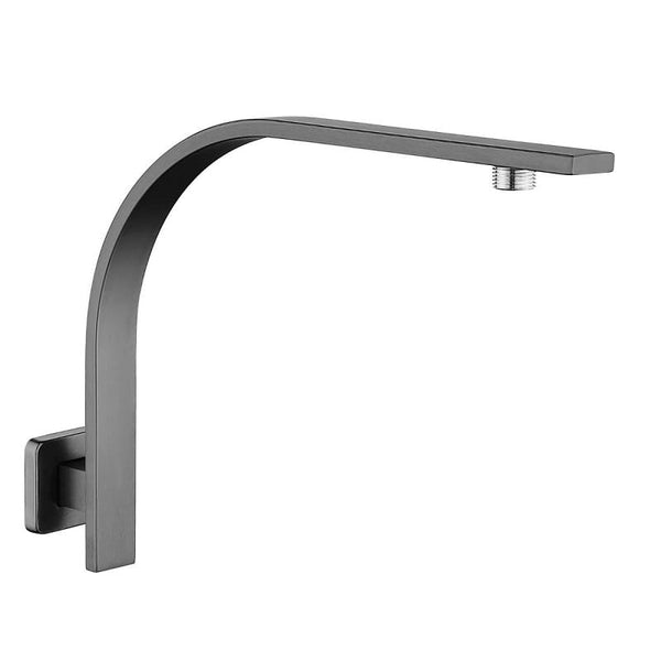 TSI Showers SE29.06 Gun Metal Grey Gooseneck Wall Mounted Shower Arm
