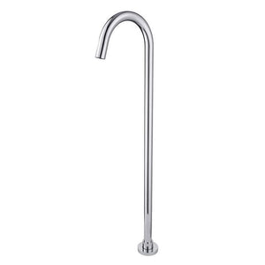 TSI simple BS02.01 Pentro Round Chrome Stainless Steel Freestanding Bath Spout
