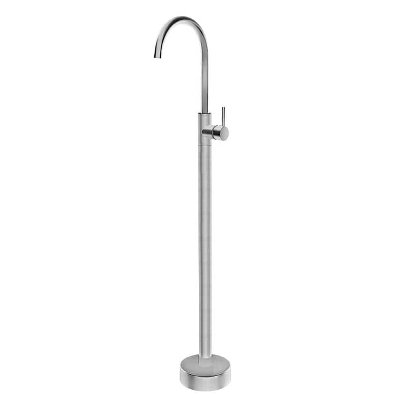 TSI simple BS07.05 Pentro Round Brushed Nickel Solid Brass Freestanding Mixer