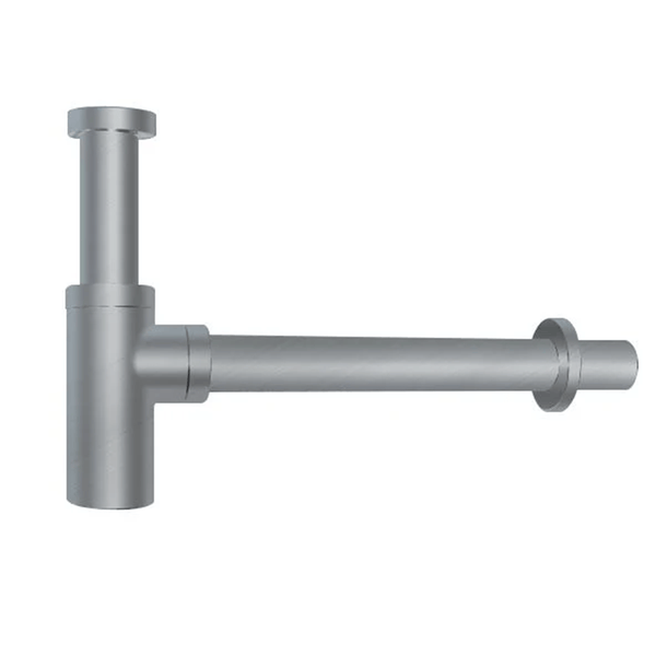 TSI simple BT02.05 NORICO BRUSHED NICKEL ROUND BOTTLE TRAP 32MM
