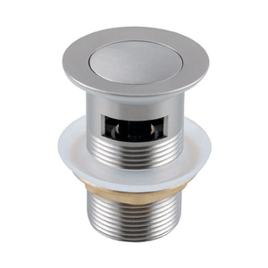 TSI simple BU001.PUW 32/40MM SOLID BRASS BRUSHED NICKEL BASIN POP UP WASTE WITH OVERFLOW