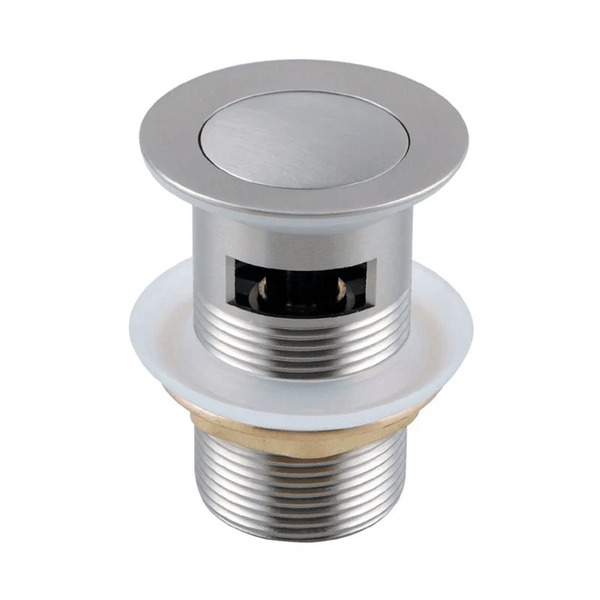 TSI simple BU001.PUW 32/40MM SOLID BRASS BRUSHED NICKEL BASIN POP UP WASTE WITH OVERFLOW