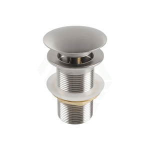 TSI simple BU003.PUW 32/40MM BRUSHED NICKEL MUSHROOM SOLID BRASS BASIN POP UP WASTE WITH NO OVERFLOW