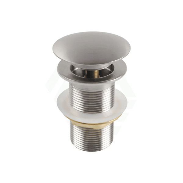 TSI simple BU003.PUW 32/40MM BRUSHED NICKEL MUSHROOM SOLID BRASS BASIN POP UP WASTE WITH NO OVERFLOW