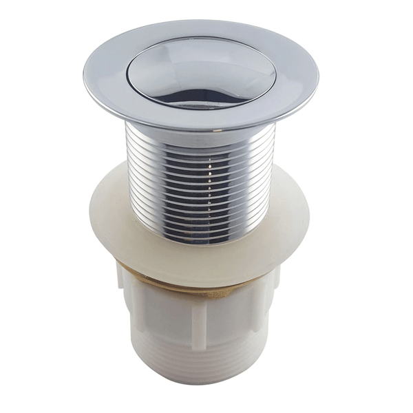 TSI simple CH002.PUW CHROME 32/40MM SOLID BRASS BASIN POP UP WASTE WITH NO OVERFLOW