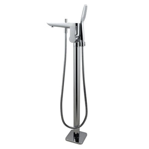 TSI simple Chrome FreeStanding Mixer With Diverter & Handheld Shower CH0124.BS