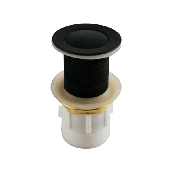 TSI simple OX002.PUW BLACK 32/40MM SOLID BRASS BASIN POP UP WASTE WITH NO OVERFLOW