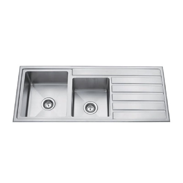 TSI Sinks BKS-HP12050A LHB Paris Handmade KITCHEN SINK 1200x500x200 mm