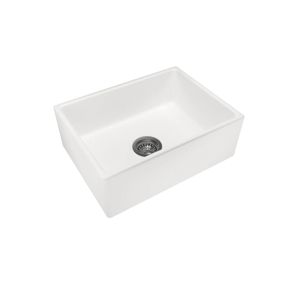 TSI Sinks C-5345SB CARYSIL FINE FIRECLAY SINGLE BOWL 610 X 457MM
