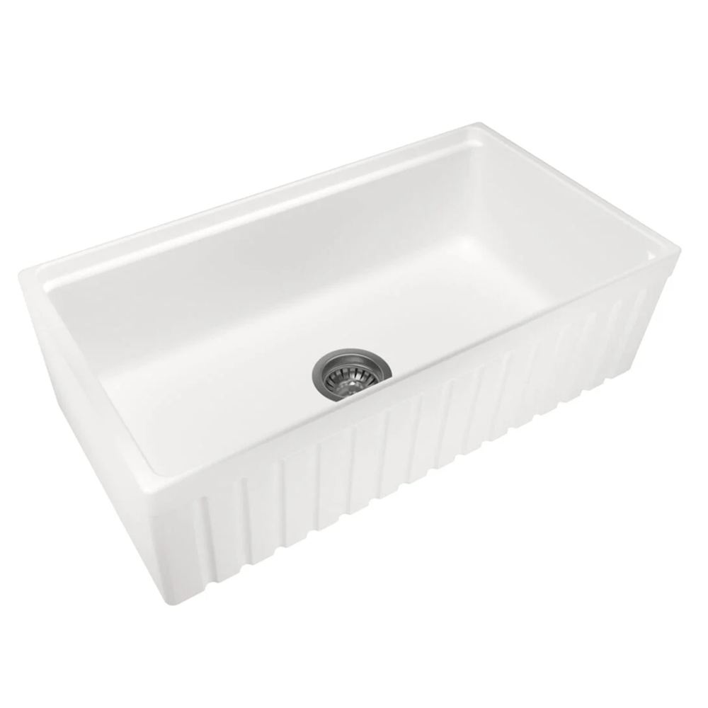 TSI Sinks C-8345SB CARYSIL FINE FIRECLAY SINGLE BOWL 838 X 457 X 232MM