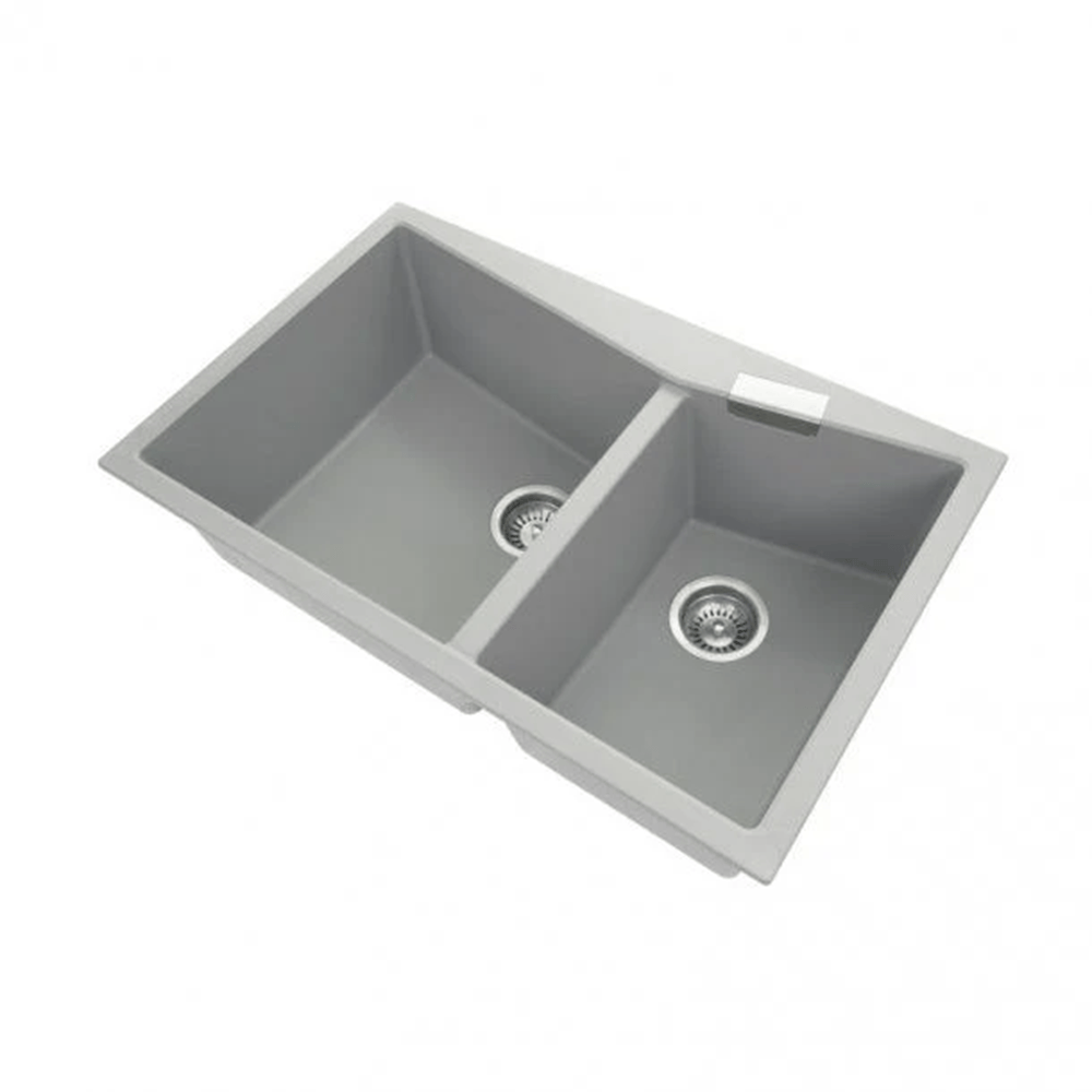 TSI Sinks TWM-3220G 800 X 500 X 220MM CARYSIL CGDB3220 DOUBLE BOWL GRANITE KITCHEN SINK TOP/FLUSH MOUNT (Copy)