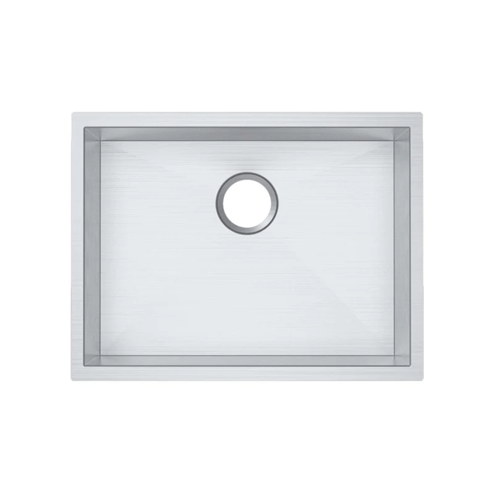 TSI Sinks TWM10 600X450X230MM 1.2MM HANDMADE TOP/UNDERMOUNT SINGLE BOWL KITCHEN SINK