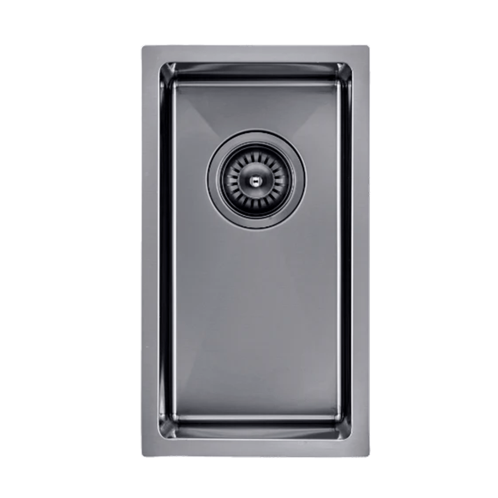 TSI Sinks TWM11B 250X450X215MM 1.2MM HANDMADE TOP/UNDERMOUNT SINGLE BOWL KITCHEN SINK