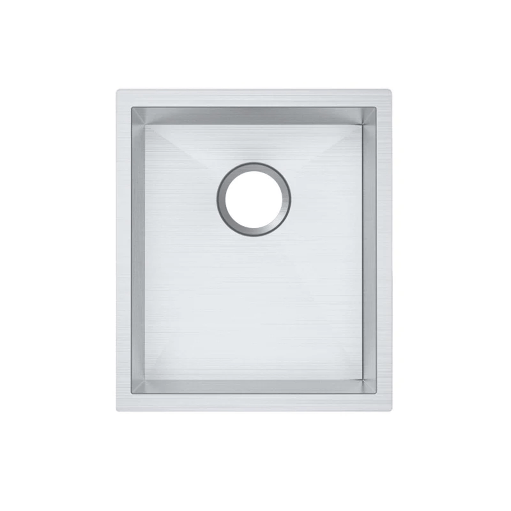 TSI Sinks TWM12 390X450X215MM 1.2MM HANDMADE TOP/UNDERMOUNT SINGLE BOWL KITCHEN SINK