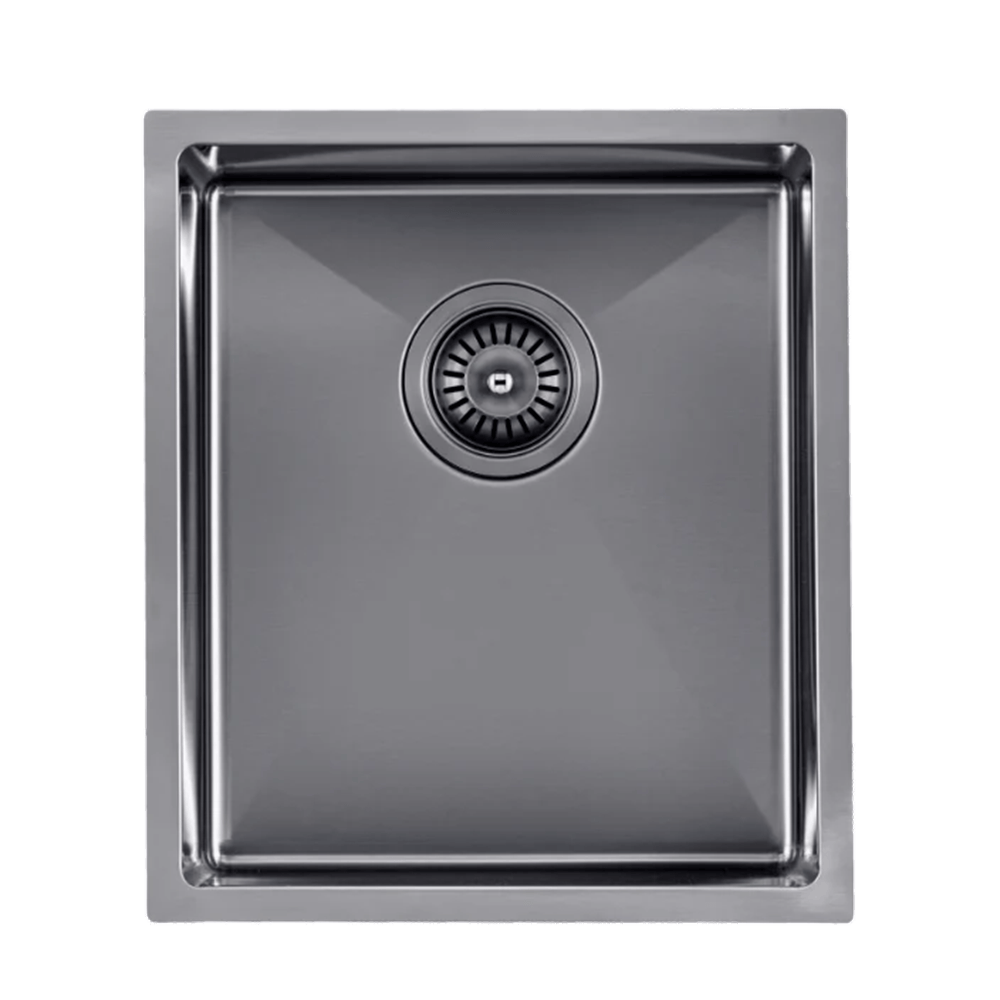 TSI Sinks TWM12B 390X450X215MM 1.2MM HANDMADE TOP/UNDERMOUNT SINGLE BOWL KITCHEN SINK