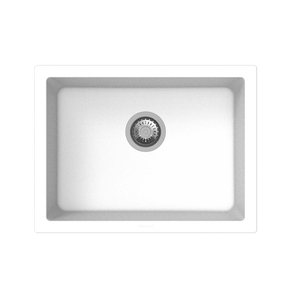 TSI Sinks TWM6145-W 610 X 457 X 205MM CARYSIL BIG BOWL GRANITE KITCHEN/LAUNDRY SINK