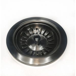 TSI Sinks TWMO-GM 90/114MM KITCHEN SINK GUN METAL BLACK STRAINER WASTE ASSEMBLY STAINLESS STEEL 304